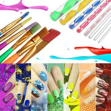 28Pcs Mandala Dotting Tools Set Rock Painting Kit Nail Art Pen Paint Stencil