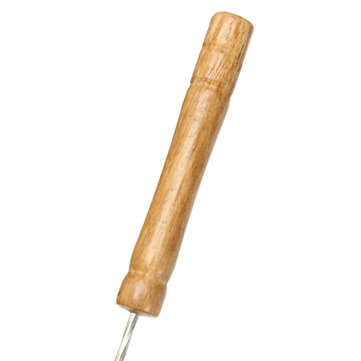 12X Stainless Steel Metal Barbeque Skewer Needle BBQ Kebab Stick Utensil 30cm BBQ Stick Fork