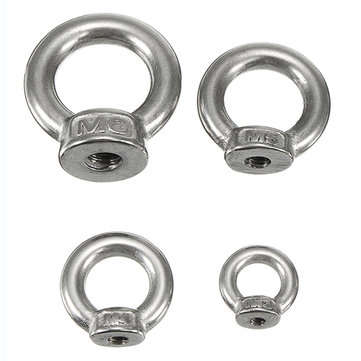 M3 M4 M5 M6 Ring Shape Lifting Eye Nut Female 304 Stainless Steel Eye Nut (SIZE: M4)