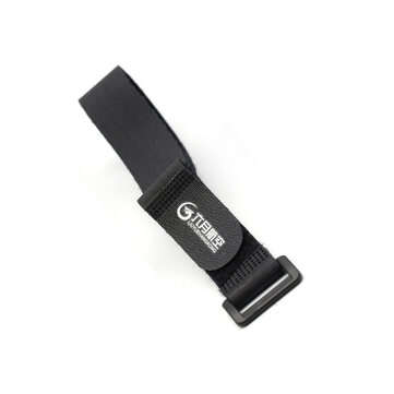 20/24mm Battery Strap Plastic Buckle 200-450mm Length for RC Drone (COLOR: BLACK)