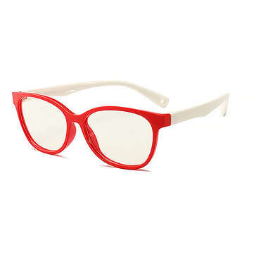 Children`s Anti-blue Light Glasses Playing Computer  Phone Anti-radiation Men And Wo... (COLOR: RED)