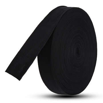 45M Cotton Tape Webbing Bag Binding Belt Fabric Strap Sewing Roll For Bunting Apron... (SIZE: 2.5CM)