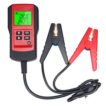 12V AE300 Digital LCD Battery Load Tester Analyzer Diagnostic Tool For Auto Car Mot... (COLOR.: RED)