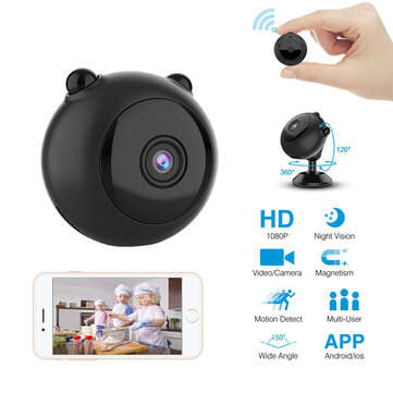 Little Bear Baby Monitor Mini IP Camera Night Vision Wifi Camera Motion Detections Recorder IP Camer