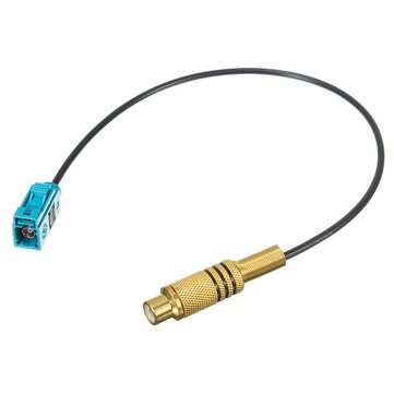 Car Radio Antenna Adaptor Connector Cable Fakra To RCA Female Din for VW Ford