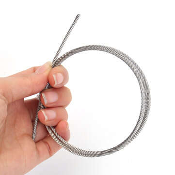 1mm Stainless Steel Wire Rope Tensile Diameter Structure Cable  (SIZE: 1M)