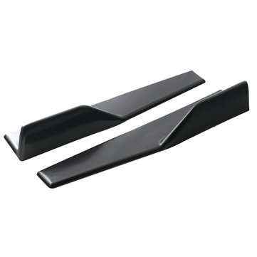 45cm Car Black Side Skirts Rocker Spiltters Winglet Wings Decorations for BMW E90 E91 E92 E93 E46 F8