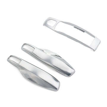 3Pcs Silver Remote Key Case Fob Cover For Porsche Panamera Macan Cayman 91