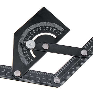 Angle Ruler Angle Protractor Stainless Steel 180 Angle Finder Measure Ruler Gauge Tool 230x500mm