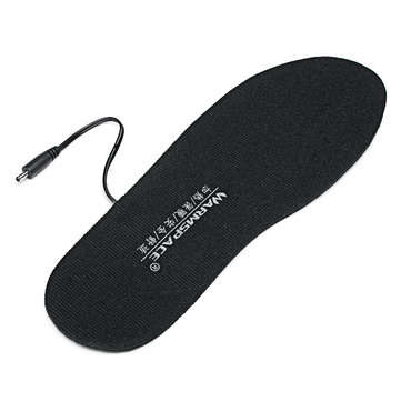 WARMSPACE Electric Heated Shoe Insole Foot Warmer Heater Feet Warm Socks Boot + 2 Battery
