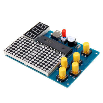 51 Single Chip Microcomputer Computer Game Machine Tetris/Snake/Racing/Aircraft Assembled