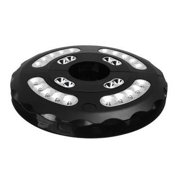 Portable Patio Umbrella Pole Lights 28 Led Bulb Outdoor Garden Yard Lawn Camping Night Lights With H