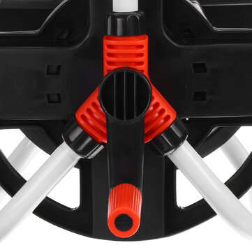20M Garden Water Hose Truck Reel Spray Pipe Storage Portable Cart Trolley Stand