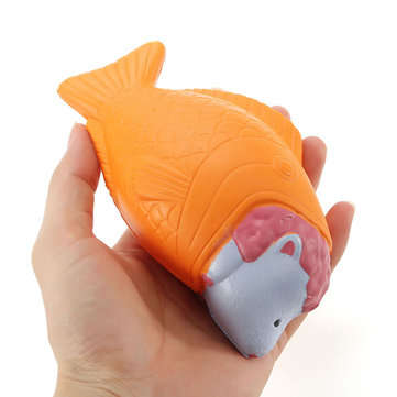 Squishy Fish Sheep Bread Cake 15cm Slow Rising With Packaging Collection Gift Decor Soft Toy