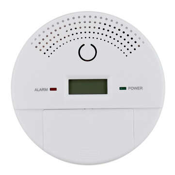 2 IN 1 Carbon Monoxide Smoke Alarm Sensor Toxic Gas Leak Detection Alarm