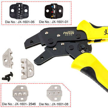 PARON Jx-d4143 Multi-functional Four-in-one Line Pressing Suit Easy Carrying Terminals Pliers Kit