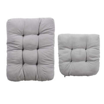 Rocking Chair Cushion Seat Back Cushion Non-Skid Chair Pad Rocking Chair Recliner M... (COLOR: GREY)