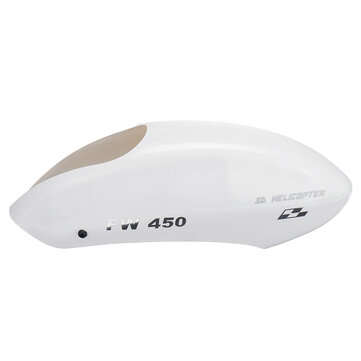 FLY WING FW450 V2 RC Helicopter Parts White Canopy