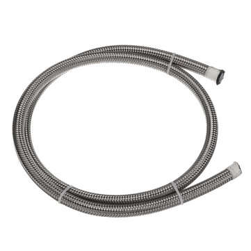Teflon Stainless Braided Hose Tube Pipe Line Black for Petrol Oil Di Fuel Oil Line 1M