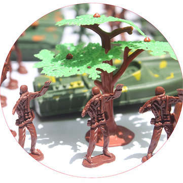 519Pcs Military Figure Play Set Soldiers Army Men 4cm Plastic Action Model Toys