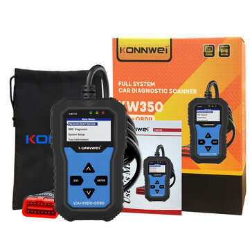 KONNWEI KW350 OBD2 Diagnostic Scanner for Series Car ABS Airbag Reset Oil Service Light EPB Diagnost
