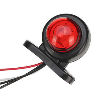 Double LED Side Marker Light Red & White Dual Color IP65 10-30V For Truckc Trailer Caravan Van