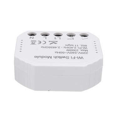 MoesHouse WIFI Smart Light Switch Diy Breaker Module Smart Life/Tuya APP Remote Control Works With A