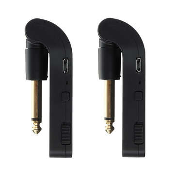 CUVAVE WP-2 Wireless Audio Transmission System Transmitter Receiver with 280 Rotatable 1/4" Plug B