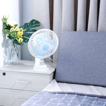 180 Adjustable Desktop Table Electric Fan High Speed Clip On Cooling Fan AC 240V