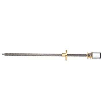 DC 12V 60/100/200/300/400RPM N20 Deceleration Gear Motor with T5x150MM T-t... (ROTATE SPEED: 400RPM)