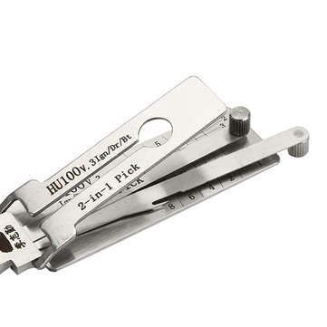 DANIU HU100 V.3 2 in 1 Car Door Lock Picks Decoder Unlock Tool Locksmith Tools