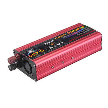 DOXIN Power Inverter 4000W Peak Modified Sine Wave Converter DC 12V/24V To AC 220V USB Plug Port