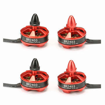 4X Racerstar Racing Edition 2403 BR2403 2300KV 2-4S Brushless Motor For 250 280 RC Drone FPV Racing