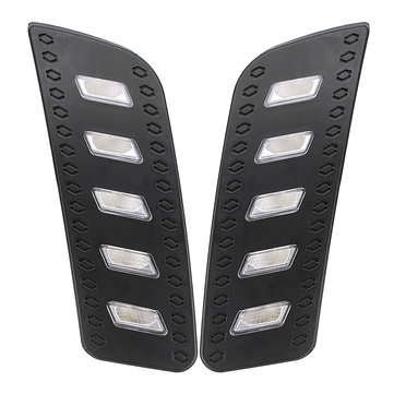 Pair LED Daytime Running Lights DRL White Fog Driving Lamp for Ford Ranger 2012-2015