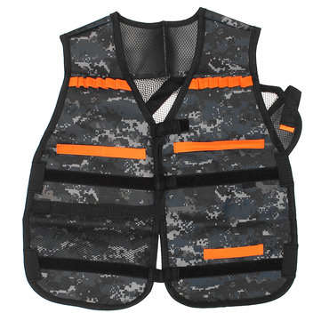 WORKER Tactical Vest Jacket For NERF N-Strike Elite Toys