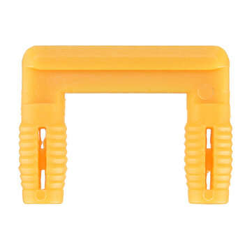 10pcs U-shaped Wood Board Connector Plastic Stealth Right Angle Fixed Cabinet Hinge Buckle Lock Furn