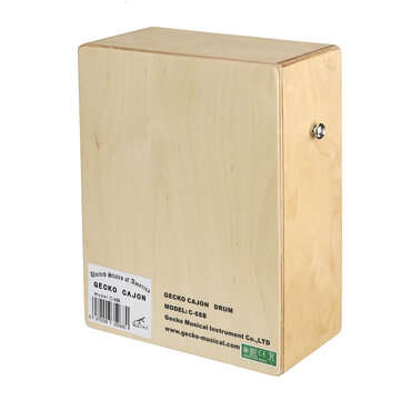 GECKO C-68B Hand Percussion Cajon Box Drum with Drum Strap