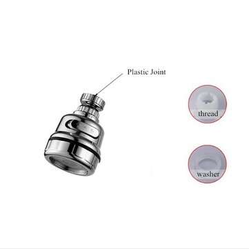 360 Rotate Kitchen Faucet Extender Anti-Splash Aerators Water Saving Nozzle Boost... (TYPE: TYPED)