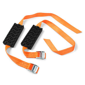 2pcs Tire Chain Belt Tire Mud Chain Hard Wearing Snow Chain