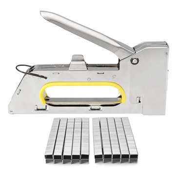 4-6-8mm Handy Heavy Duty Paper Furniture Staple Gun Tacker Stapler with 2400 Staples