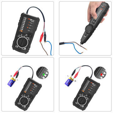 LOMVUM Wire Tracker RJ45 RJ11 Cable Detector Line Finder for Ethernet LAN Network Cable /Telephone W