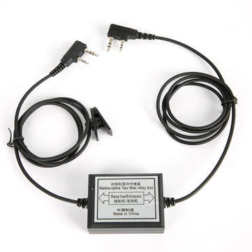 RPT-2K Two Way Relay Walkie Talkie Repeater Box for Two Handheld Radio Baofeng Wouxun Puxing K Port