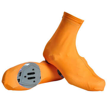 Motorcycle Riding Breathable Windproof Shoe Covers Zipper Overshoes (SIZE: XL | COLOR.: ORANGE)
