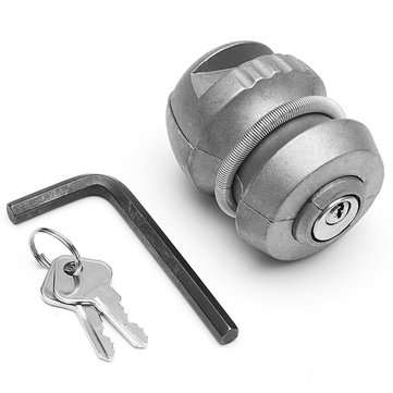 Insertable Hitchlock Trailer Coupling Hitch Lock Tow Ball Caravan For Security