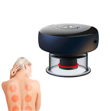 FITDASH Electric Cupping Therapy Massager Anti Cellulite Magnet Guasha USB Rechargeable Body Device