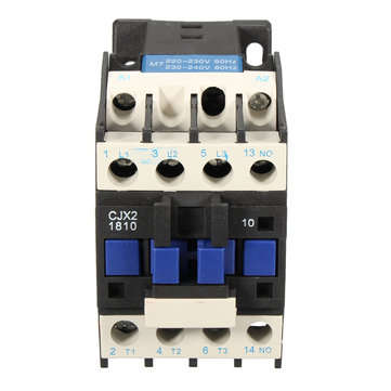 AC Contactor AC220V Coil 32A 3-Phase 1NO 50/60Hz Motor Starter Relay LC1 D1810