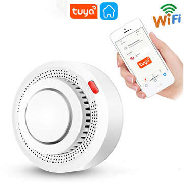 Earykong Smoke Alarm Fire Protection Wireless WiFi Smoke Detector Fire Alarm Work With Tuya APP For