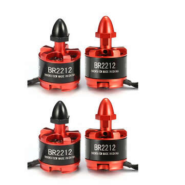 4X Racerstar Racing Edition 2212 BR2212 980KV 2-4S Brushless Motor For 350 380 400 RC Drone FPV Raci