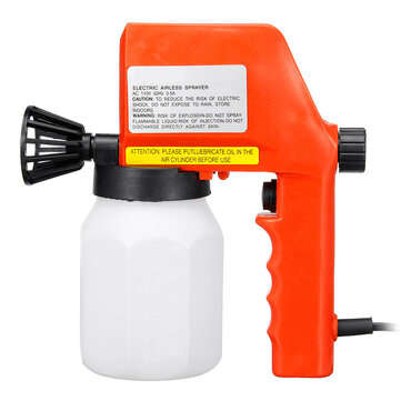 45W 220V Electric Airless Paint Sprayer System Zoom Handheld Spray Guns Outdoors
