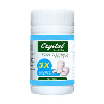 100g Swimming Pool Chlorine Tablets High Content Chlorine Effervescent Sanitizing Tablet Cleaning